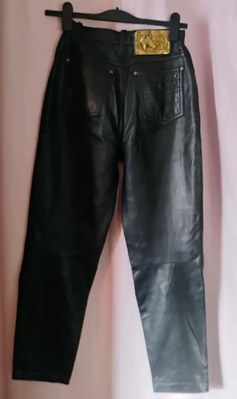 Pantalones de mujer cuero Barrel - 3