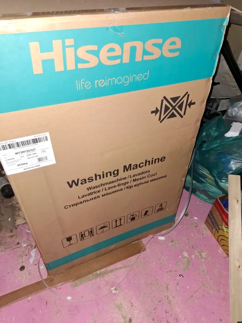 Lavadora Hisense 19kg Nueva en Caja - 4
