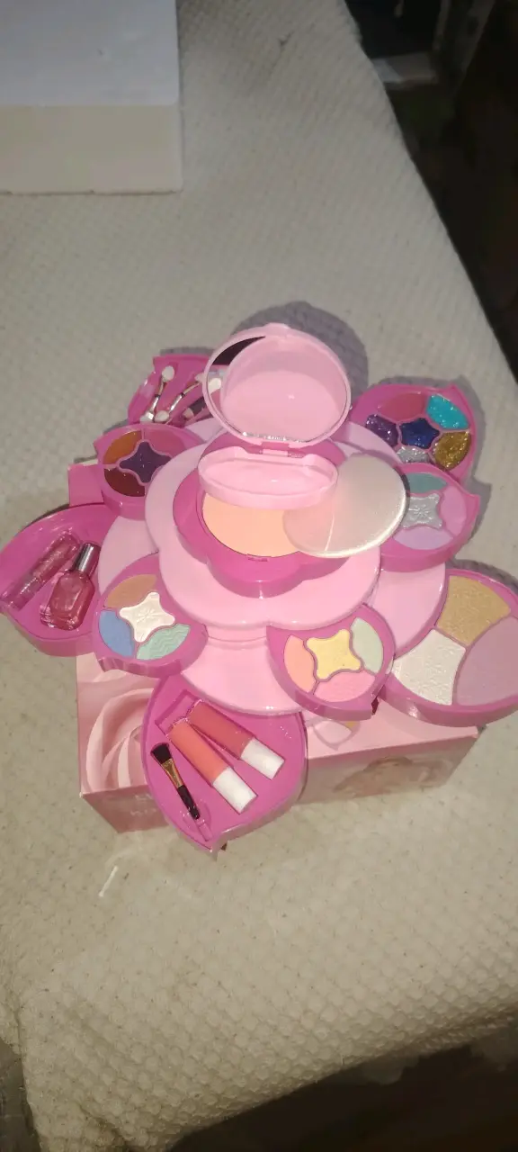 Kit de Maquillaje Infantil Flower Secret - 4