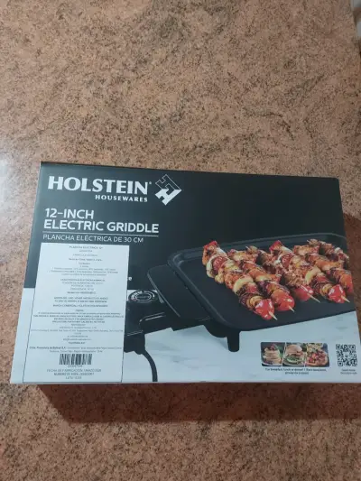 Plancha Eléctrica Holstein 30 cm para Cocinar - miniatura 1