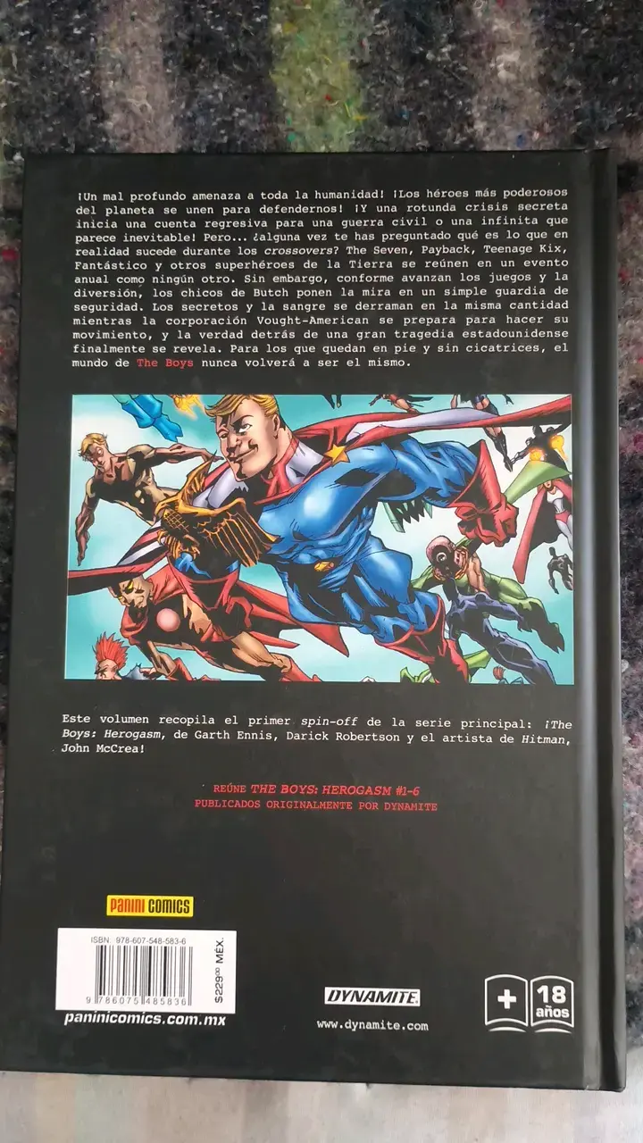 Cómic The Boys Volumen 5 Herogasm - 2