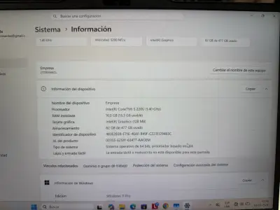 Laptop Lenovo ThinkPad con Intel Core i5 y 16GB RAM - miniatura 2