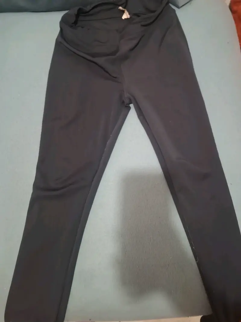Calza deportiva negro para mujer