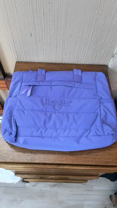 Bolso acolchado morado Grishko - miniatura 1