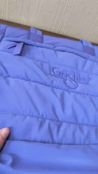 Bolso acolchado morado Grishko - miniatura 2