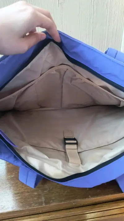 Bolso acolchado morado Grishko - miniatura 4
