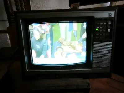 Televisor Sony Trinitron Color Retro - miniatura 1