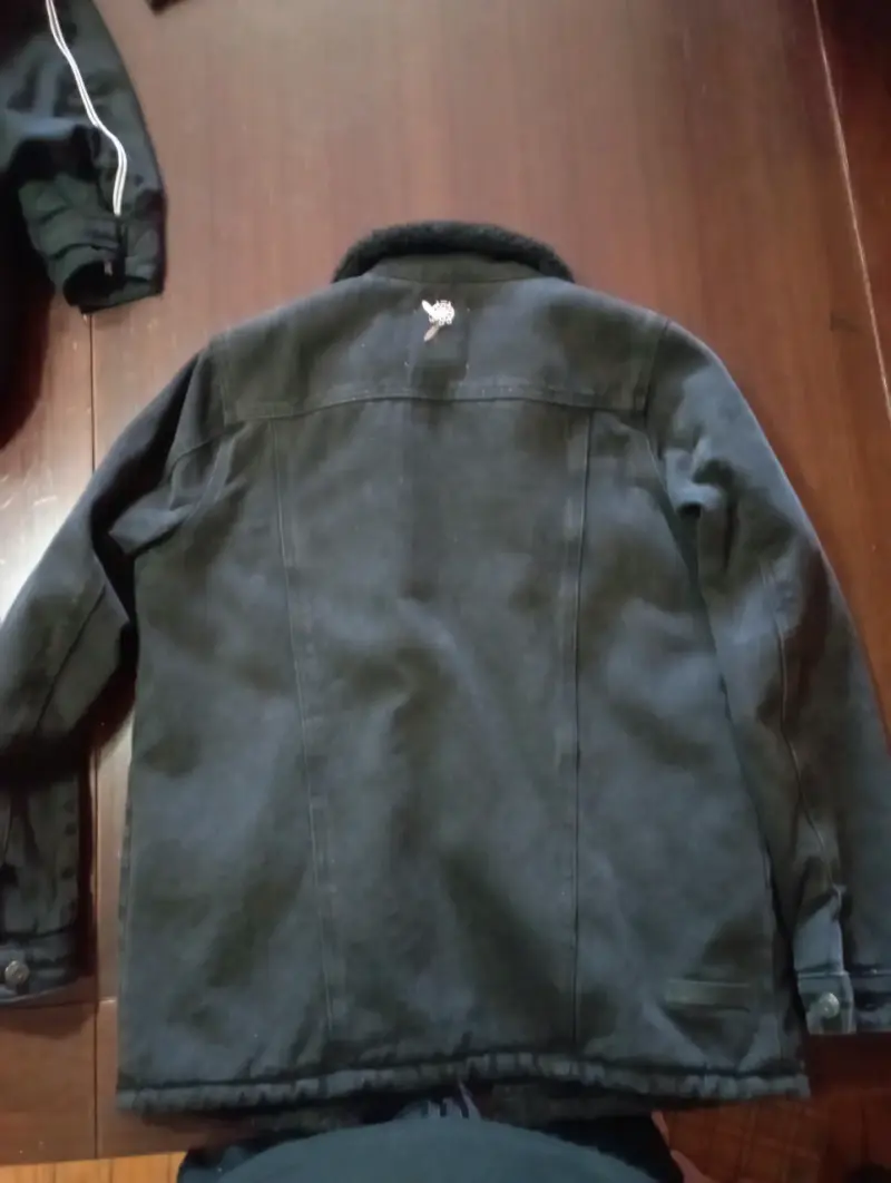 Chaqueta mezclilla negra marca Barbados - 2
