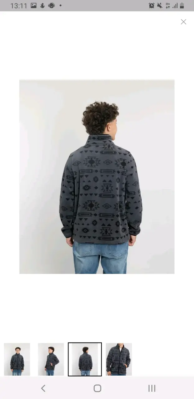 Chaqueta con capucha bicolor para hombre - 4