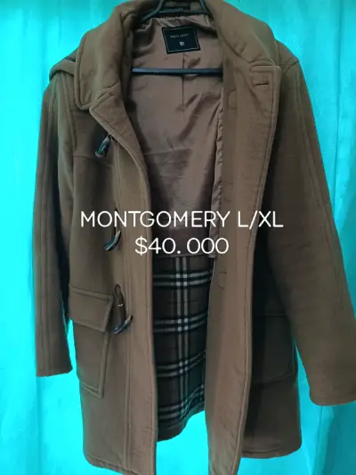 Abrigo Montgomery Pierre Cardin Marrón Talla L/XL - miniatura 1