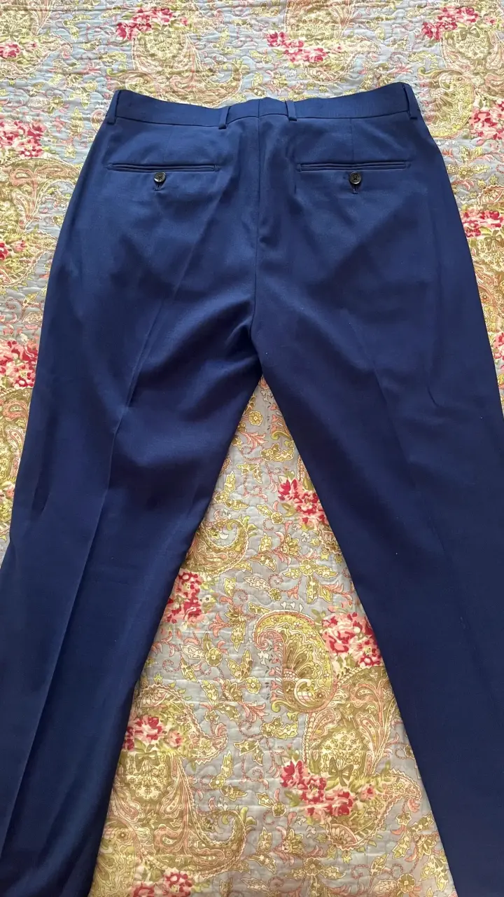 Terno / Traje Cacharel Slim Fit Azul rey (1 uso) - 6