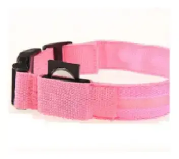 Collar para perro reflectante negro - 3