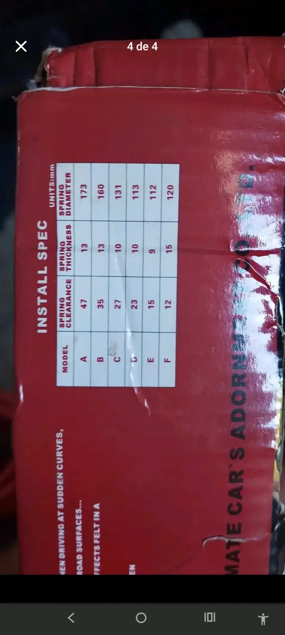 Amortiguadores de Espuma para Autos - 4