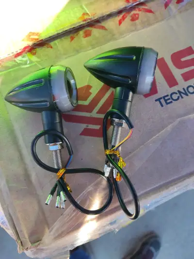 intermitentes led para moto - miniatura 1