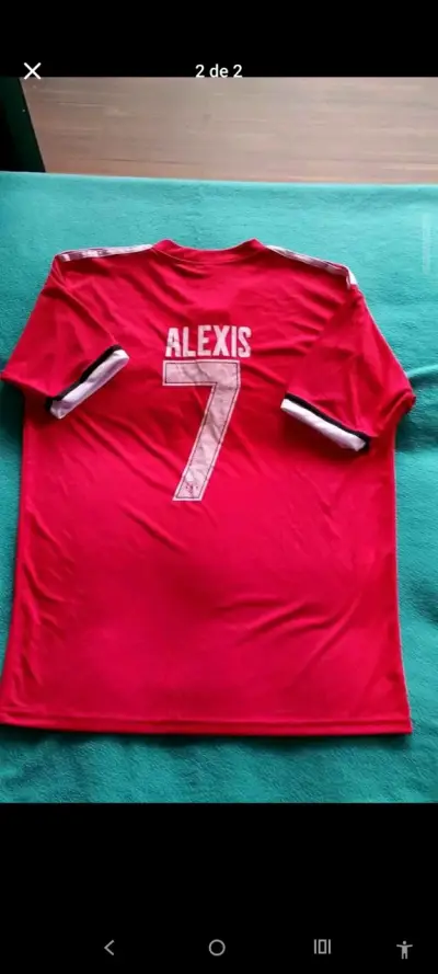 Camiseta Manchester United Roja Alexis 7 - miniatura 2