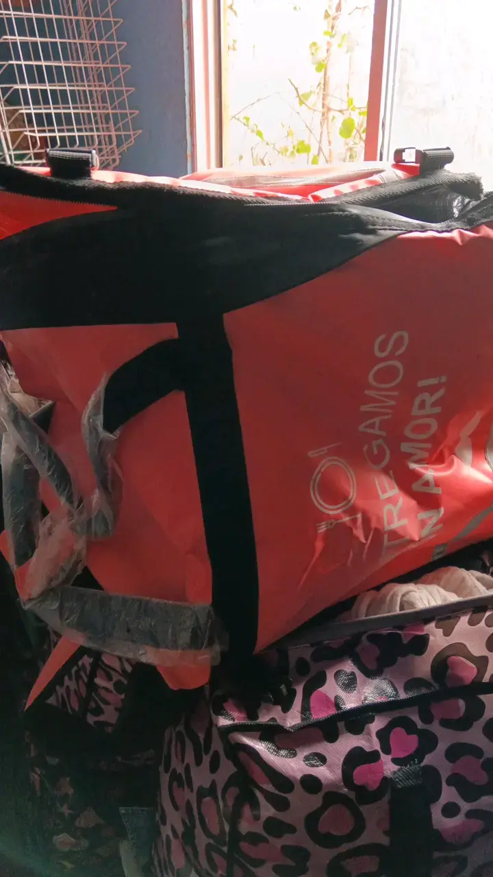 Bolso térmico de reparto rojo y negro - 2