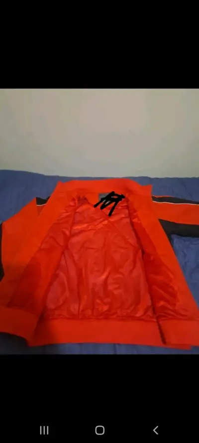 Chaqueta deportiva roja Adidas Francia - miniatura 6