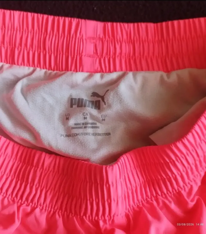 Shorts deportivos mujer Puma rosado - 2