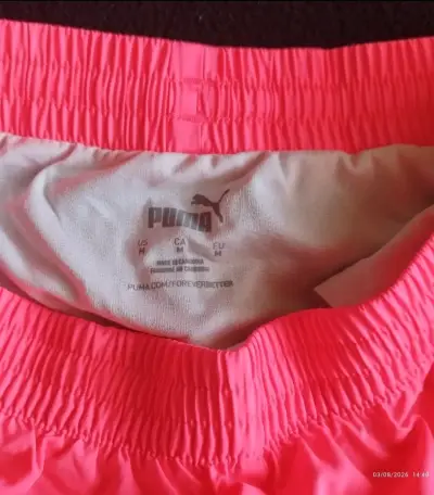Shorts deportivos mujer Puma rosado - miniatura 2