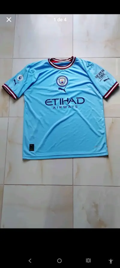 Camiseta Manchester City Puma Haaland 9 - miniatura 1
