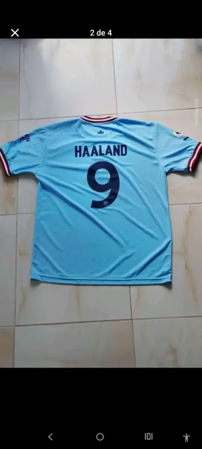 Camiseta Manchester City Puma Haaland 9 - miniatura 2
