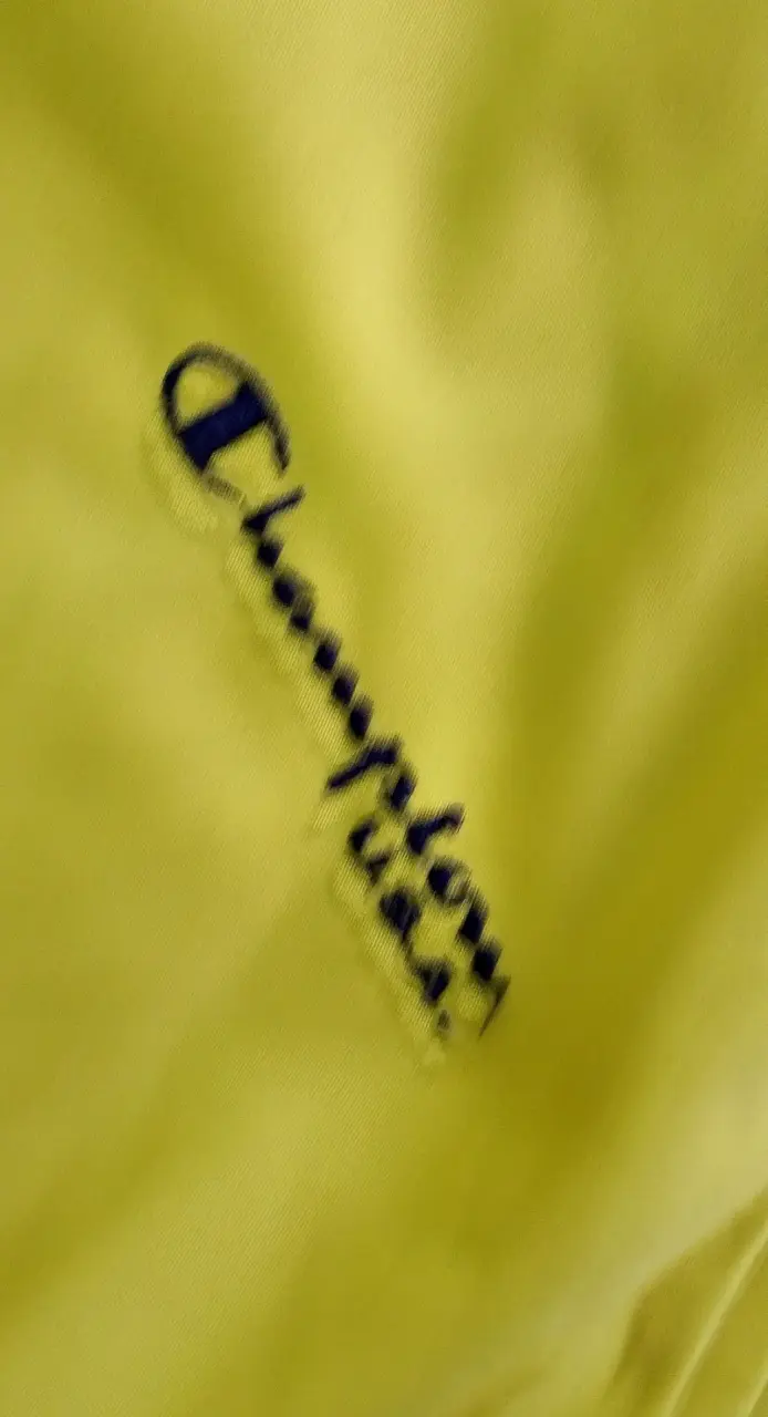 Chaqueta deportiva amarilla Champion con cierre - 4