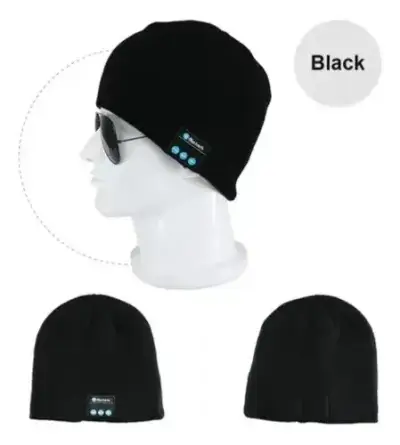 Gorro Bluetooth Negro con Auriculares Integrados - miniatura 1