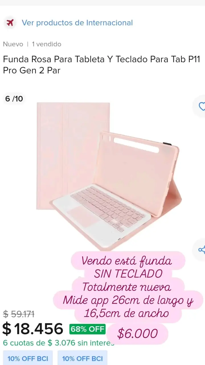 Funda rosa para Lenovo Pad Pro 11.2 pulgadas - 2