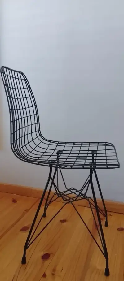 Silla metal diseño internacional Harry Bertoia - miniatura 1