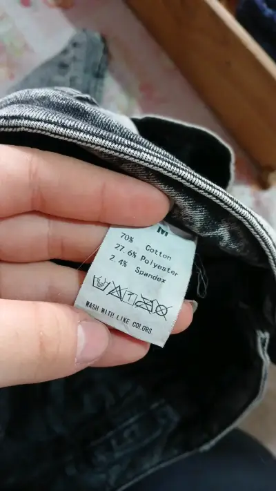 Jeans gris para mujer de mezclilla elástica - miniatura 4