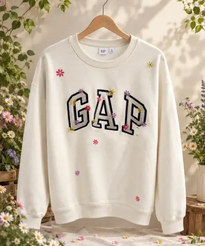Polerón gris Tommy Hilfiger con logo bordado - miniatura 3