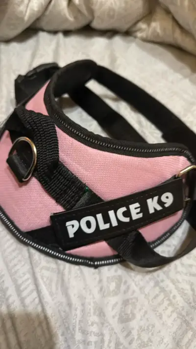 Arnés para perro Police K9 rosa - miniatura 1