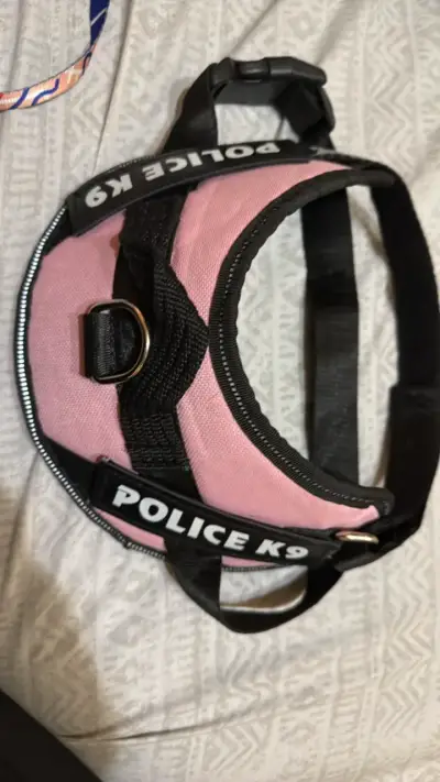Arnés para perro Police K9 rosa - miniatura 2