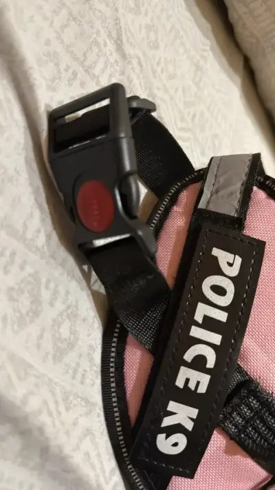 Arnés para perro Police K9 rosa - miniatura 3