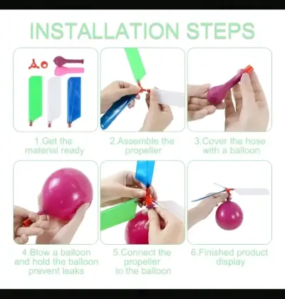 Juguete volador de globos para niños - miniatura 2
