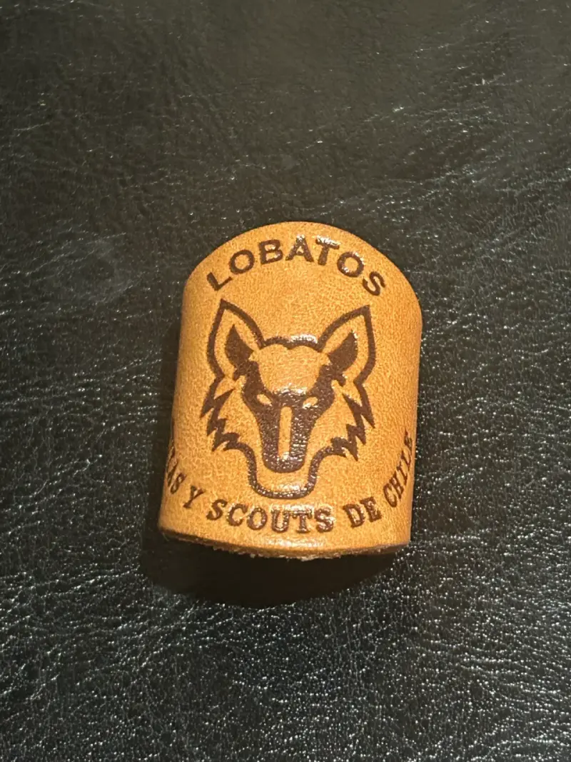 Anillo de cuero Lobatos Scouts de Chile - 2
