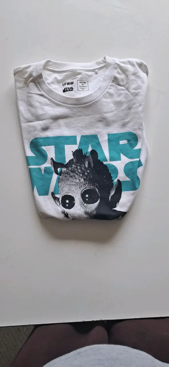 Polera Star Wars USA, Uniqlo Blanca Talla L - 1