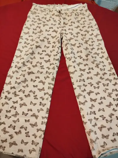 Pantalones Sybilla con estampado de mariposas - miniatura 1