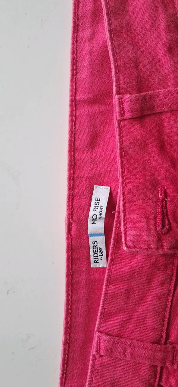 Shorts rosados de mujer Lee Riders - 1