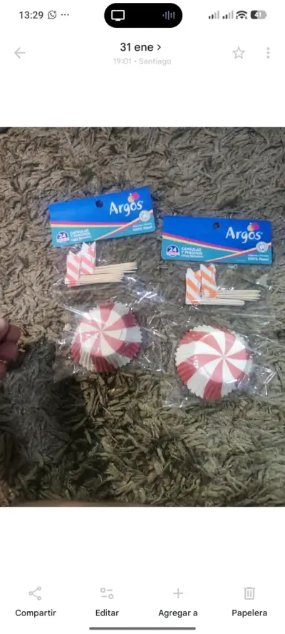 Set de cápsulas y pinchos Argos para fiestas - miniatura 1