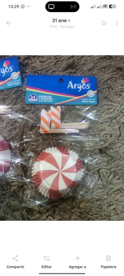 Set de cápsulas y pinchos Argos para fiestas - miniatura 2