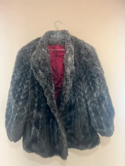 Chaqueta de piel sintética — Talla L - miniatura 1