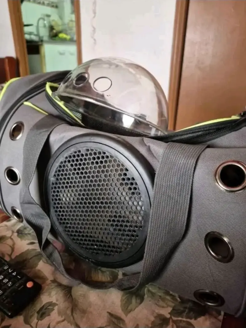 Mochila transportadora para mascotas con ventilación - 3