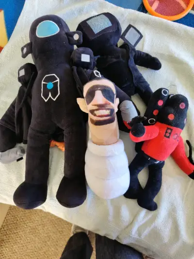 Peluches de skibidi toilett - miniatura 1