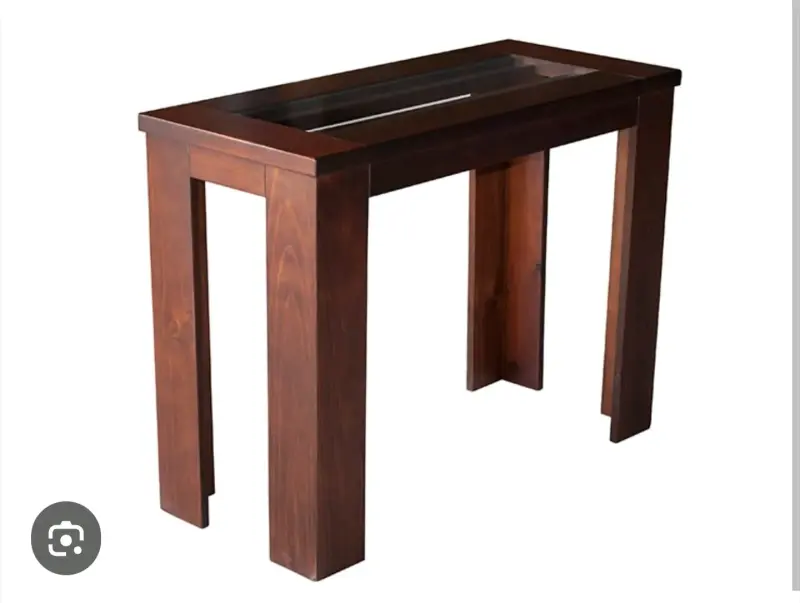 Mesa de Centro de Madera con Cajón - 2