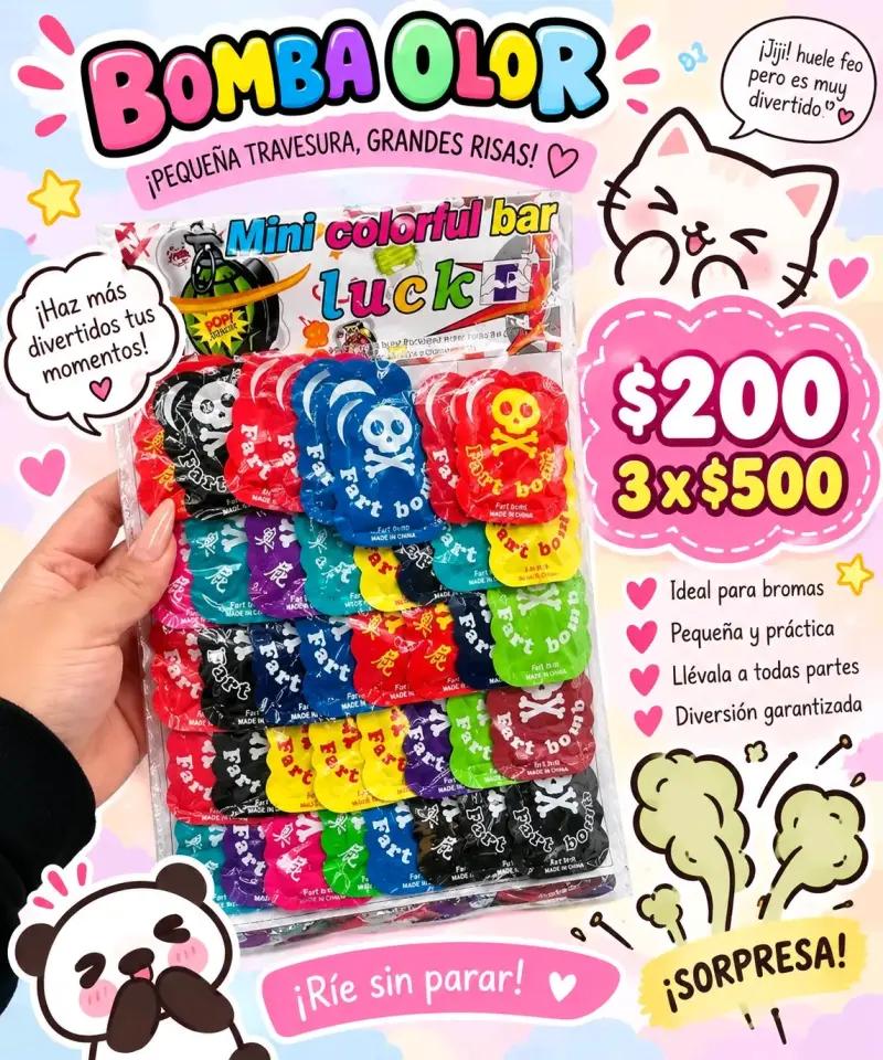 Bomba de Olor para Bromas Divertidas