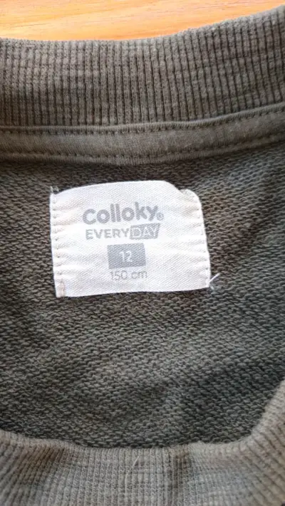 Polerón verde para niño Colloky talla 12 - miniatura 2