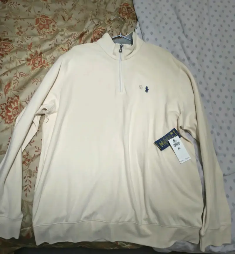 Polerón Polo Ralph Lauren Beige Talla XL - 2