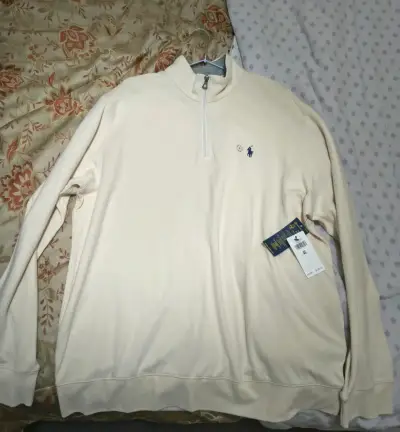 Polerón Polo Ralph Lauren Beige Talla XL - miniatura 2