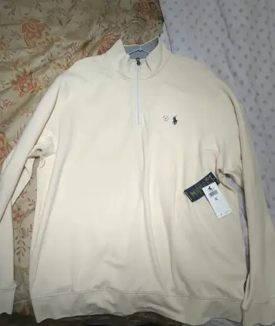 Polerón Polo Ralph Lauren Beige Talla XL - miniatura 3